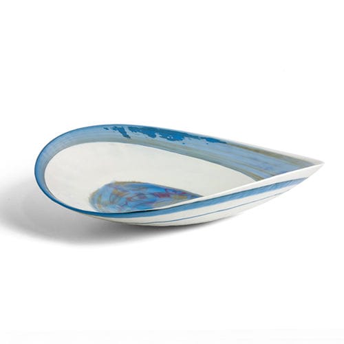 Hohler Teller - PAVONE - Yalo Murano srl - Muranoglas / für Gewerbegebrauch / Motiv