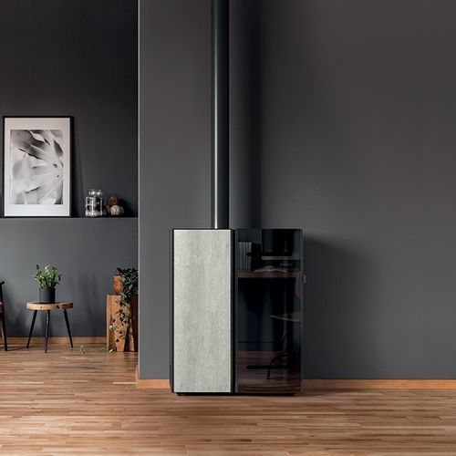 Holzpellets-Kaminofen - ARUM  - DEVILLE - 9 kW / freistehend / modern