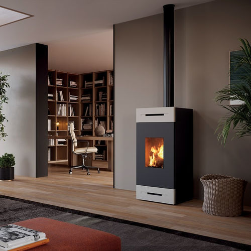 Holz-Kaminofen - FORESTA LILIUM - DEVILLE - 11 kW / freistehend / modern