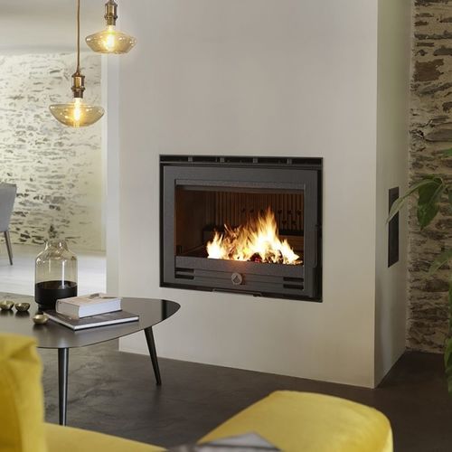 Holz-Kamineinsatz - 65 VERMEIL HPE Turbo - DEVILLE - Gusseisen / modern