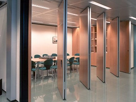 Abnehmbare Trennwand - Mainardi - Schiebe / Laminat / Büro