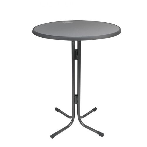 Moderner Stehtisch - ORCA H - METAFOX - Polypropylen / Stahl / rund