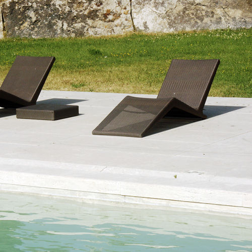 Travertinplattenbelag - Arredo di Pietra srl - für Außenbereich / für Poolrand / rutschfest