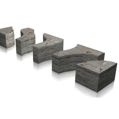 Sicherheits-Sperrpfosten - orme - Arredo di Pietra srl - abnehmbar / Travertin / hochbeständig