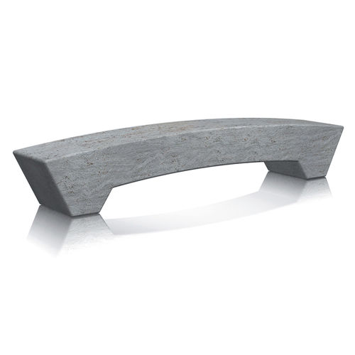 Moderne Bank für den öffentlichen Raum - rialto - Arredo di Pietra srl - Travertin / ohne Rückenlehne / ohne Armlehnen