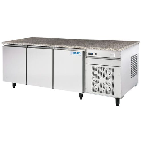 Edelstahl-Zubereitungstisch - TPC AND TPM RANGES - SEBP - gekühlt / mit Stauraum / Profi