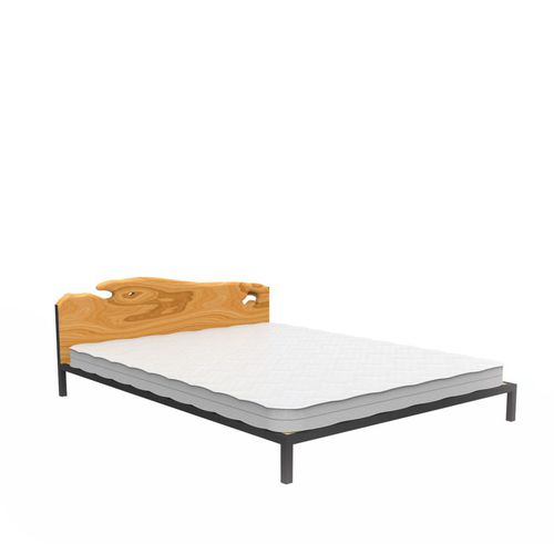 Doppelbett - OLD TIMES - ZEUS - modern / Kopfteil / aus Olivenholz