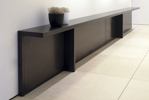 Moderner Konsolentisch - ATRIUM design - ZEUS - Stahlblech / Gestell aus Stahlblech / rechteckig
