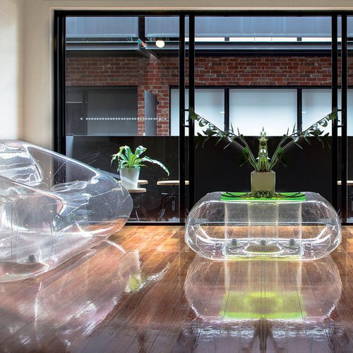 Aufblasbarer Tisch - CRISTAL - FUGU - modern / Polyurethan / Thermoplast