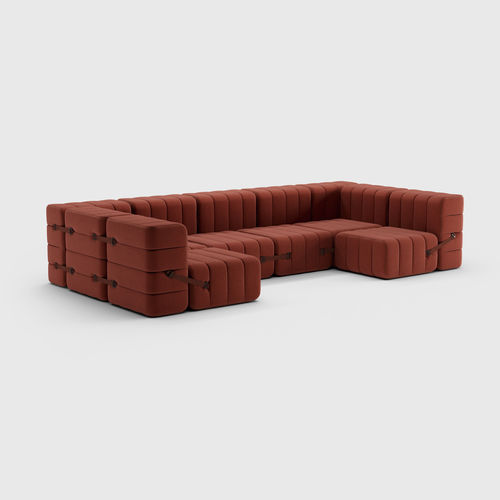 Modulsofa - CURT: SET 15  - AMBIVALENZ - Bett / kompakt / modern