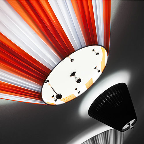 Moderne Deckenleuchte - BELLE DE JOUR - ZONCA SPA - konisch / Stoff / mit Glühlampe