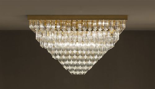 Klassische Deckenleuchte - STELLATA - ZONCA SPA - Glas / Bronze / mit Glühlampe