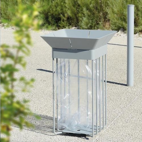 Abfallsack-Halter / Park - ORIA  - univers & cité | mobilier urbain - bodenstehend / Stahl / modern