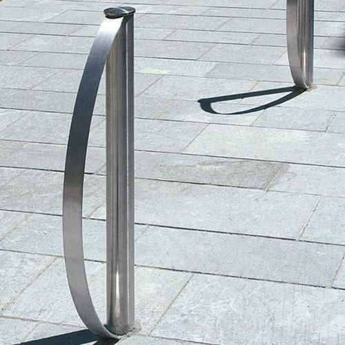 Bodenstehender Fahrradständer - VISION  - univers & cité | mobilier urbain - gesichert / für öffentliche Bereiche / Edelstahl