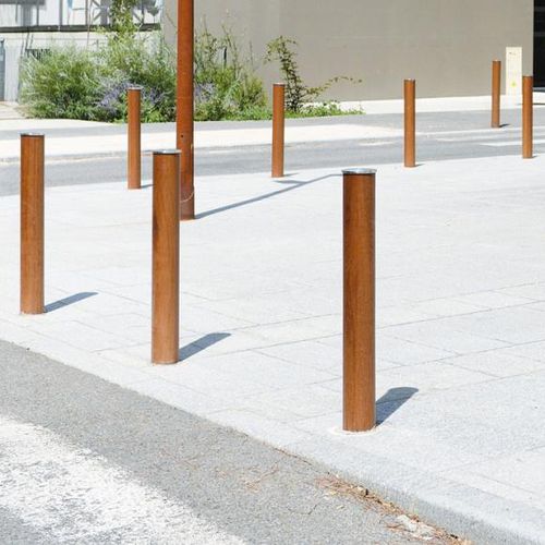 Sicherheits-Sperrpfosten - EXOTICA - univers & cité | mobilier urbain - stationär / abnehmbar / Edelstahl