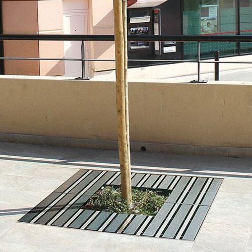 Quadratisches Baumgitter - ALLIAGE  - univers & cité | mobilier urbain - rechteckig / Stahl