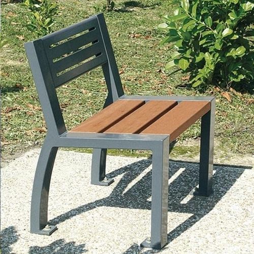 Moderner Sessel für den urbanen Raum - CLÉA  - univers & cité | mobilier urbain - Holz / Stahl / für öffentliche Bereiche