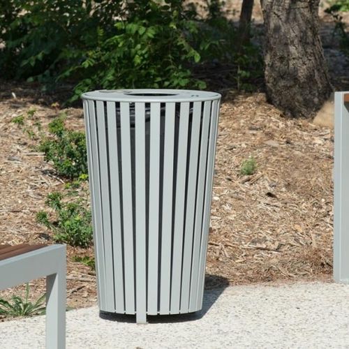 Park-Abfallbehälter - LUNA  - univers & cité | mobilier urbain - System / wandmontiert / Stahl