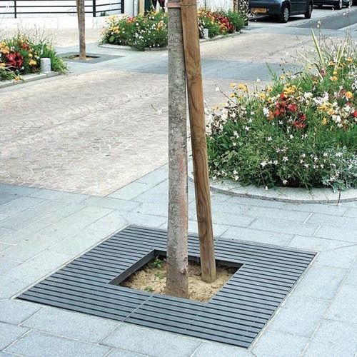 Rechteckiges Baumgitter - SYNERGIE  - univers & cité | mobilier urbain - rund / quadratisch / Stahl
