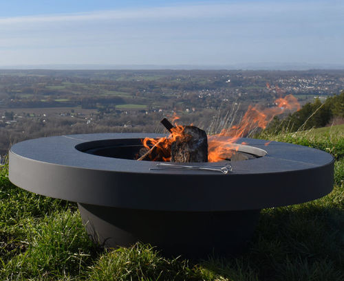 Garten-Feuerstelle / Holz - ONCE INSTINCT - JC BORDELET - Holzkohle / Metall / Keramik