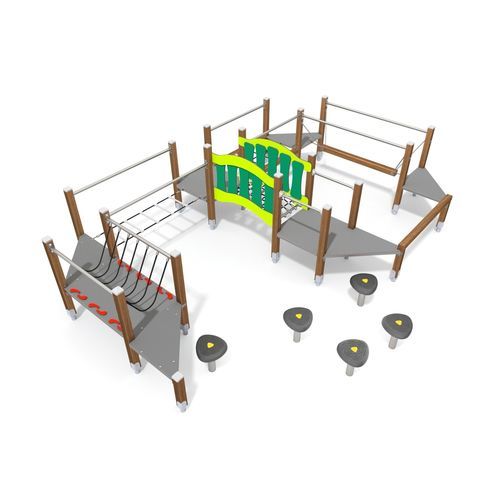 Trimm-Dich-Pfad / für Spielplätze - 8914 - BUGLO Sp.zo.o. - Plattform / Sandkasten / Schrittschaltung