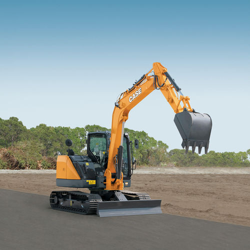 Bagger / mittlere Größe - CX80C MSR - Case Construction - auf Raupen / für Baustelle / Diesel