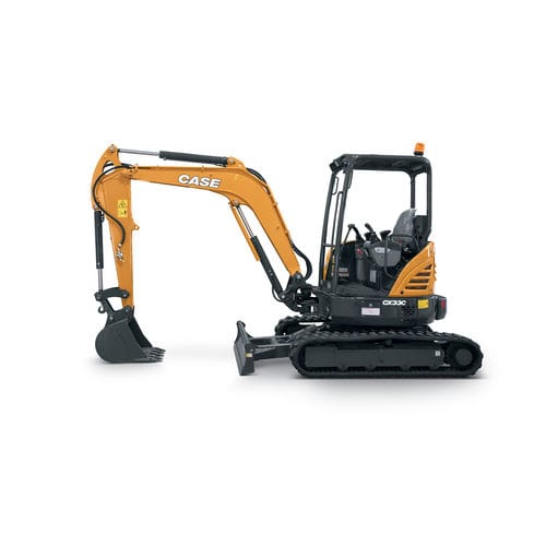 Minibagger - CX33C - Case Construction - auf Raupen / für Baustelle / Diesel