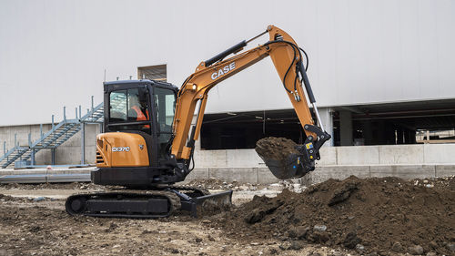 Minibagger - CX37C - Case Construction - auf Raupen / drehbar / für Baustelle