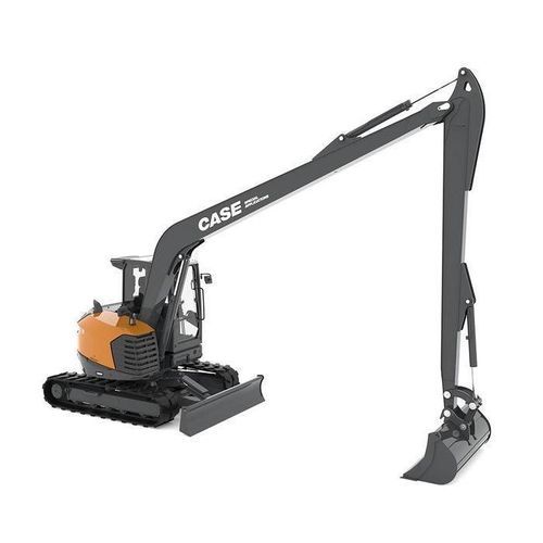 Mittelgroßer Bagger - CX120E LR - Case Construction - auf Raupen / mit großer Reichweite / Diesel
