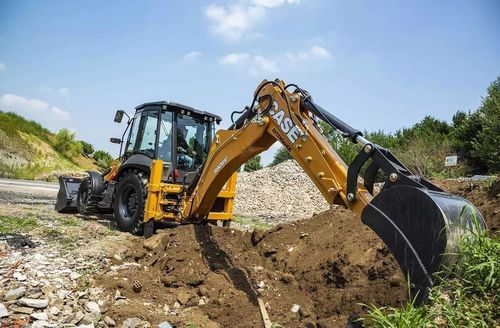 Multifunktions-Baggerlader - 580SV - Case Construction - Hochlöffel / ergonomisch / Standard