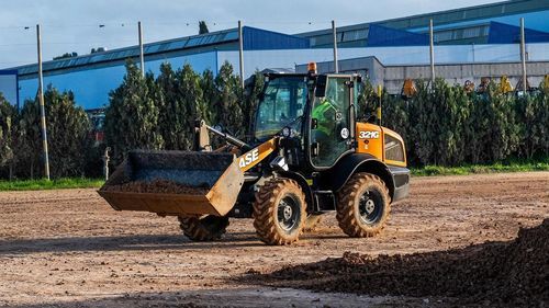 Lader mit Gummireifen - 321G - Case Construction - Diesel / für Baustelle
