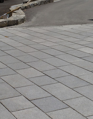 Granitfliesen - Cave Gontero s.r.l. Unipersonale - scharriert / geflammt / gebürstet