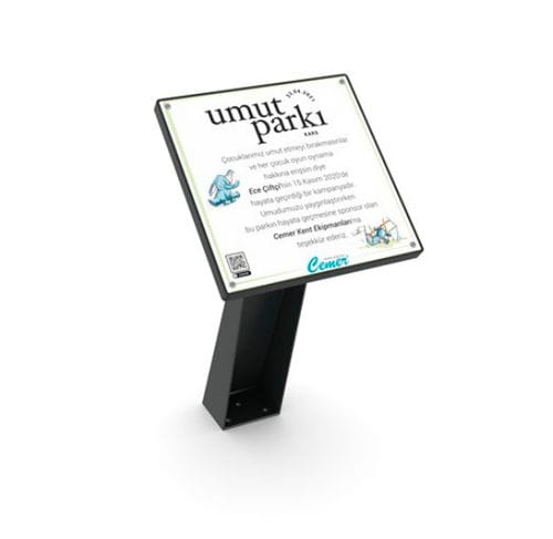 Infotafel für Spielplätze - CA 55 Series  - Cemer Kent Ekipmanlari San. Tic. Ltd. Sti