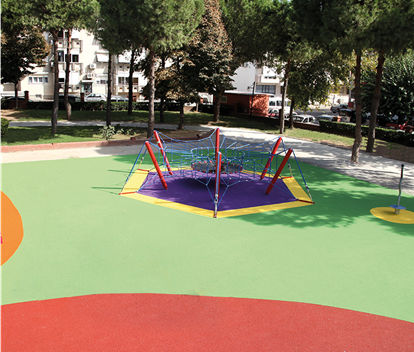 Fliesenbodenbelag - Cemer Kent Ekipmanlari San. Tic. Ltd. Sti - EPDM / für den Außenbereich / für Spielplätze