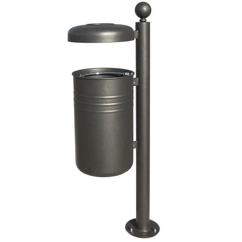 Park-Abfallbehälter - BEAN - VASART URBAN DESIGN - System / bodenstehend / aus lackiertem Metall