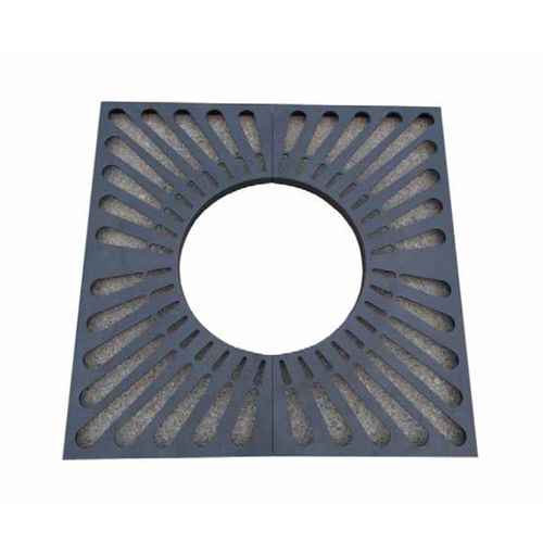Quadratisches Baumgitter - DIAL - VASART URBAN DESIGN - aus lackiertem Metall