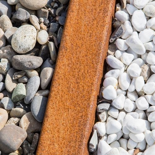 Randstein für Garten - BETOTOP 50 - ECCO PRODUCTS - für Landschaftsgestaltung / COR-TEN®-Stahl / Edelstahl