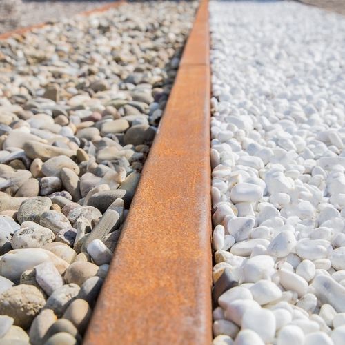 Randstein für Garten - BETOTOP SPECIAL - ECCO PRODUCTS - für Landschaftsgestaltung / COR-TEN®-Stahl / galvanisiertem Stahl