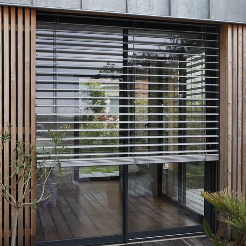 Aluminium-Sonnenschutzlamelle - AL 80B / AL90Z - FRANCIAFLEX - für Fassaden / für Fenster / horizontal