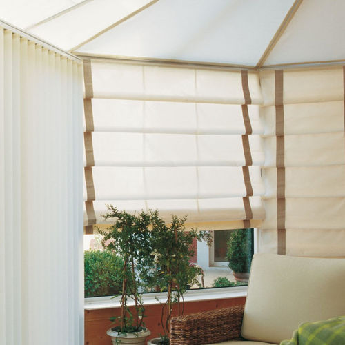 Raffrollojalousie - VELUM - FRANCIAFLEX - für Verandas / Segeltuch / Kunstleder