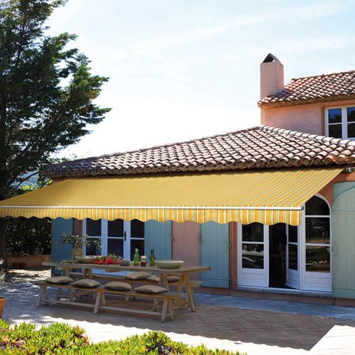Fallarmmarkise - SUPER 2 - FRANCIAFLEX - manuell / motorisiert / für Terrasse