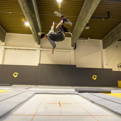 Gymnastik-Trampolin - GROUND TRAMPOLINE "FREESTYLE" - Eurotramp Trampoline Kurt Hack GmbH - für Gewerbegebrauch / für den Innenraum