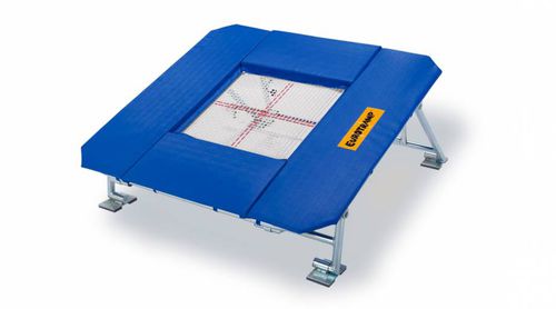 Gymnastik-Trampolin - TEAMGYM - Eurotramp Trampoline Kurt Hack GmbH - quadratisch / für Gewerbegebrauch / für den Innenraum