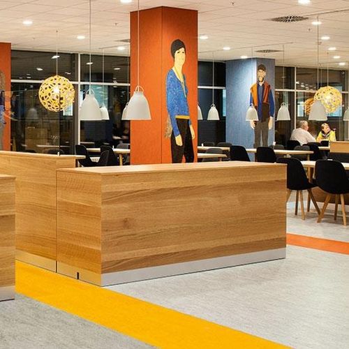 Linoleum-Bodenbelag - MARMOLEUM DECIBEL - Forbo Flooring Systems - für den Innenraum / für Treppenstufen / für Wohnhaus