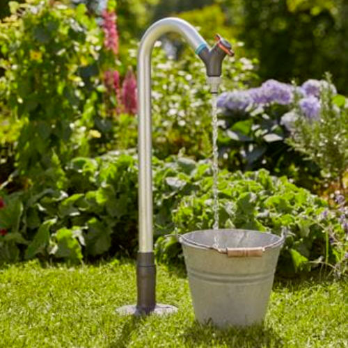 Einhebelmischer für Garten - 8252-20 - GARDENA Deutschland GmbH - für Oberflächen / bodenstehend / Aluminium