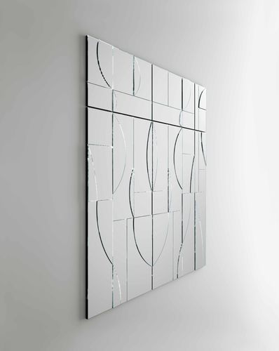 Wandmontierter Spiegel - Maybe - TONELLI Design - modern / rechteckig / quadratisch