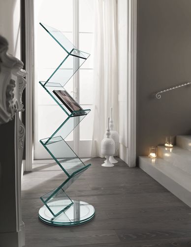 Regal für Zeitschriften - ALBERO - TONELLI Design - modern / Glas