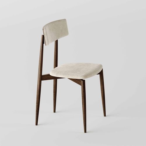 Moderner Stuhl - AW - TONELLI Design - für den Innenraum / Stoff / Eiche