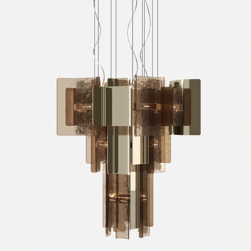 Hängelampe - CATHEDRAL - TONELLI Design - Metall / Glas / modern