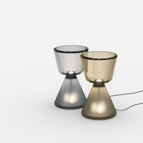 Tischlampe - ROOK - TONELLI Design - Muranoglas / originelles Design / mit Kabel